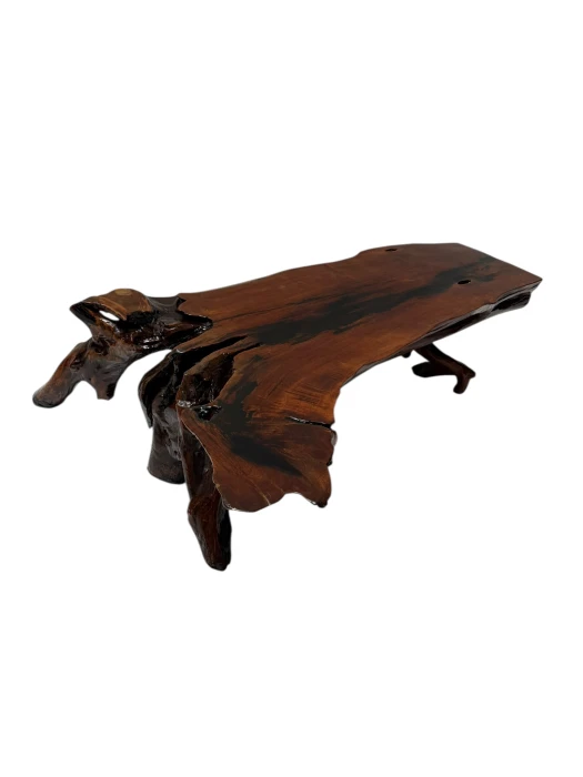Organic Brutalist Large Tree Root Coffee Table, 1970s